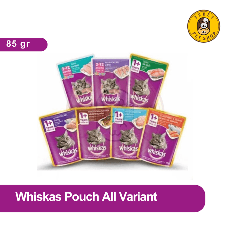 Image of Whiskas Pouch 80GR All Variant Wet Food