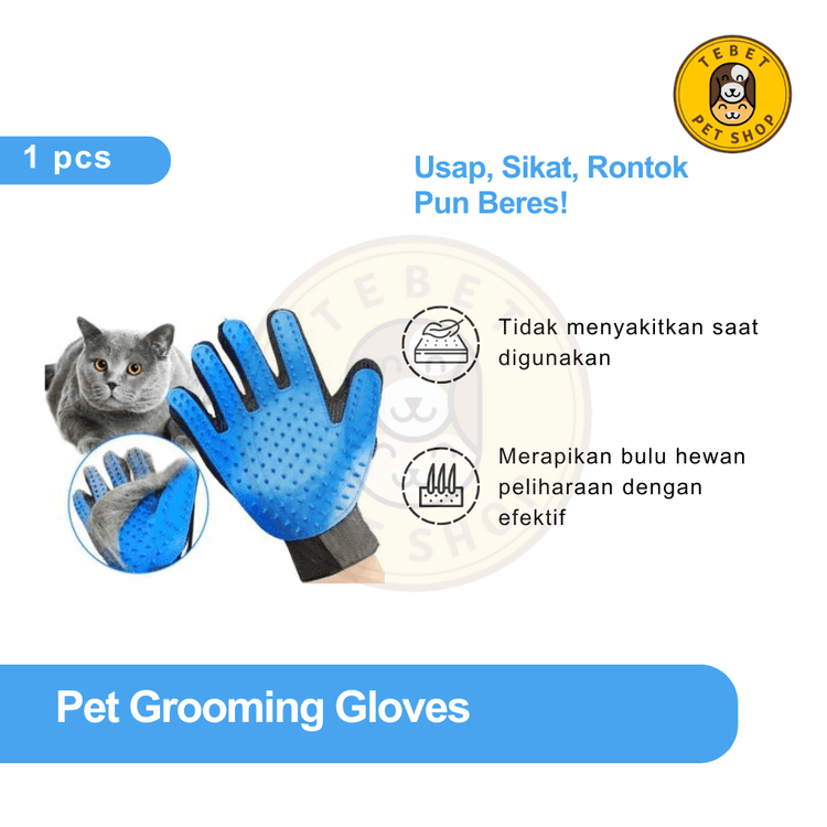 Image of Sarung Tangan Pembersih Bulu Anjing Kucing