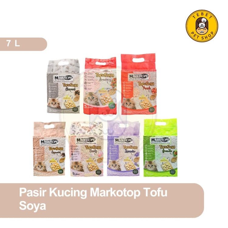 Image of Markotops Soya Tofu 7 Liter | Pasir Kucing Tofu