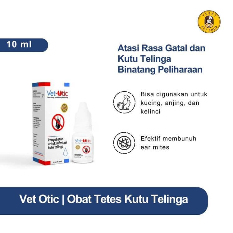 Image of VetOtic  10ML | Obat Tetes Kutu Telinga Kucing Anjing