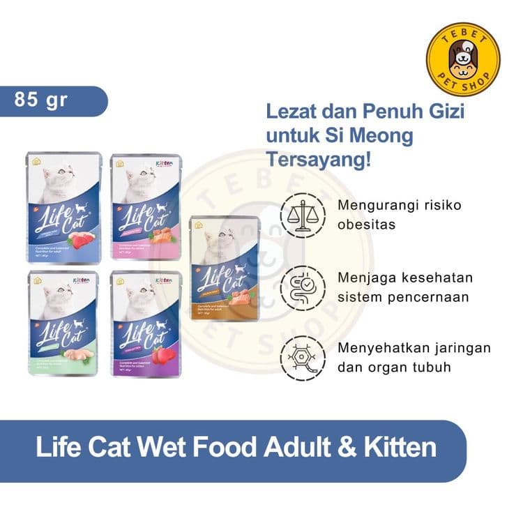 Image of Life Cat Pouch 85g Wet Food