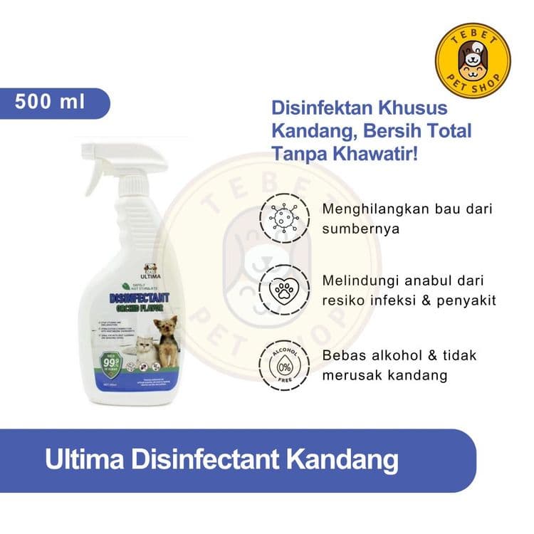Image of Ultima Disinfectant Kandang Odor Remover Spray 500ml