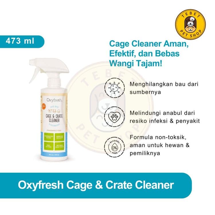 Image of Oxyfresh Crate and Cage Cleaner 473 ML | Pembersih Kandang