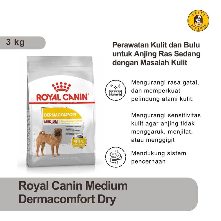 Image of Royal Canin Medium Dermacomfort 3KG