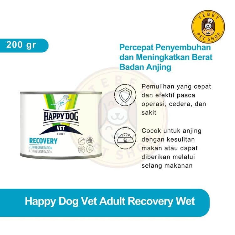 Image of Happy Dog Vet Recovery 200GR | Makanan Khusus Anjing Sakit