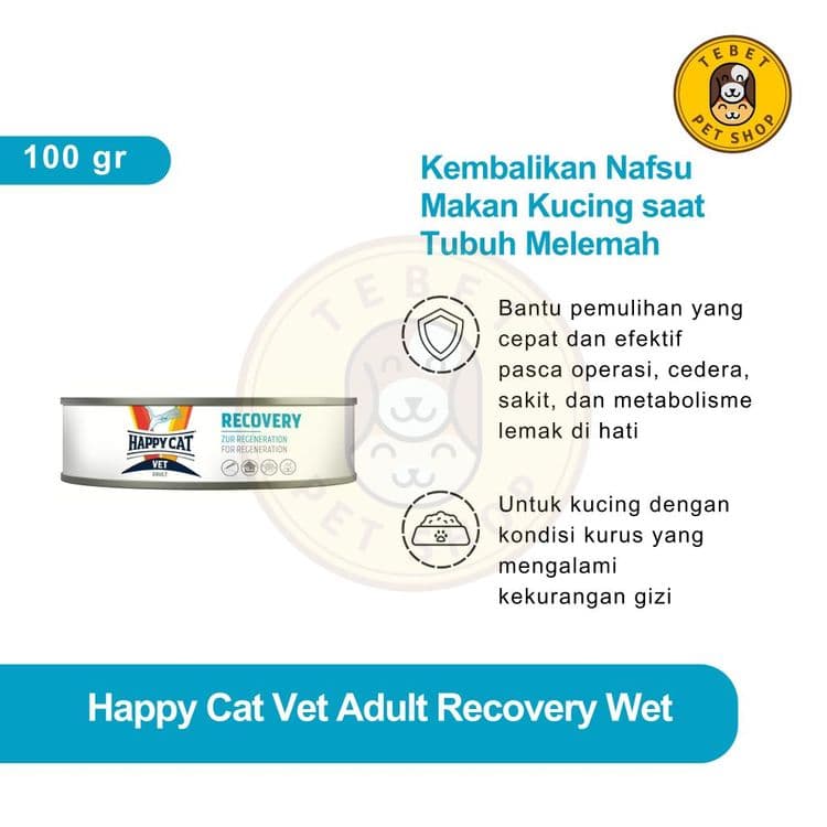 Image of Happy Cat Vet Recovery 100GR | Wet Food Khusus Kucing Sakit