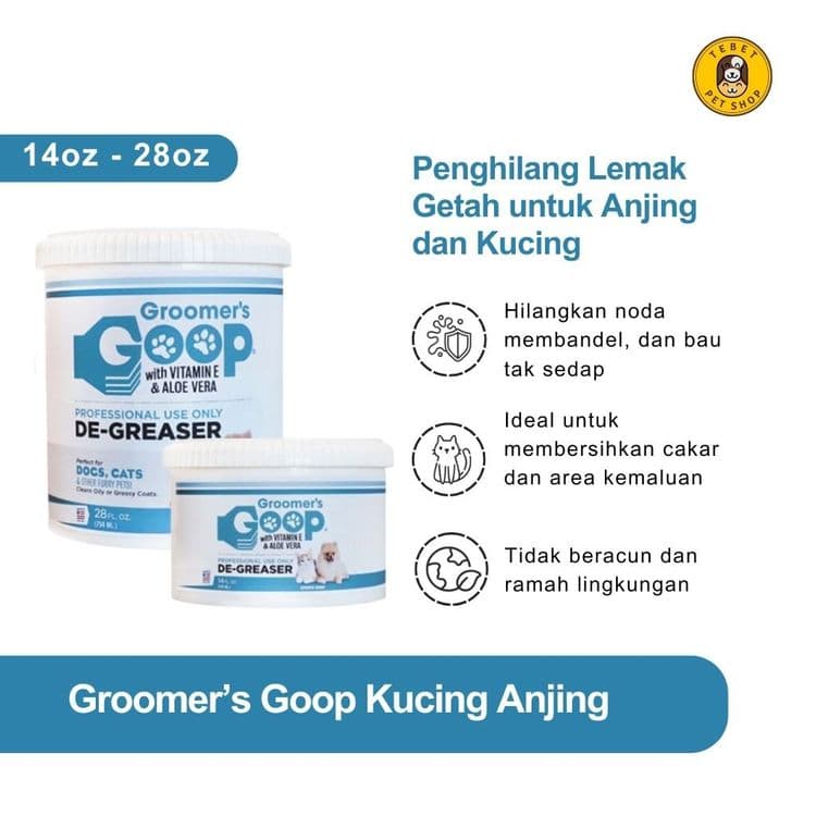 Image of Groomer's Goop Degreaser - Hilangkan Minyak, Noda, dan Getah Membandal