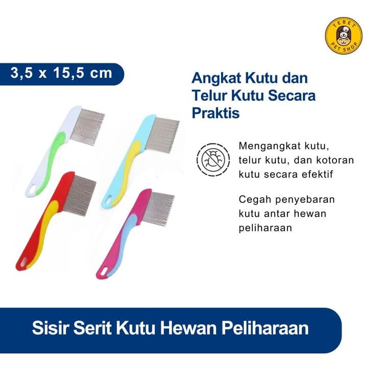 Image of Sisir Serit untuk Hewan