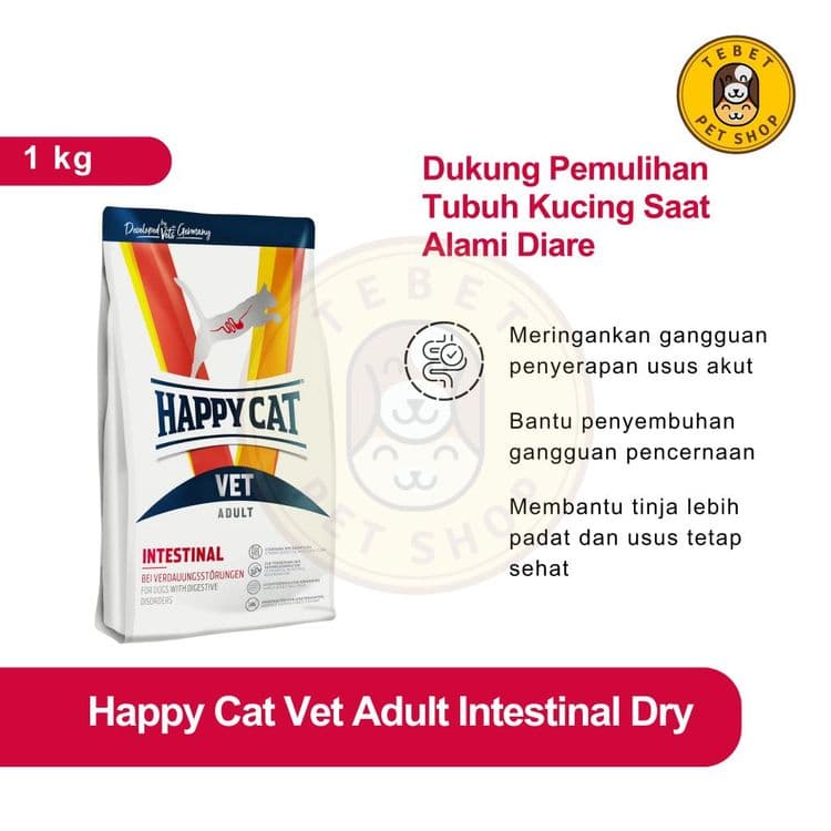 Image of Happy Cat Vet Intestinal Dry Food | Makanan untuk Kucing dengan Gangguan Pencernaan