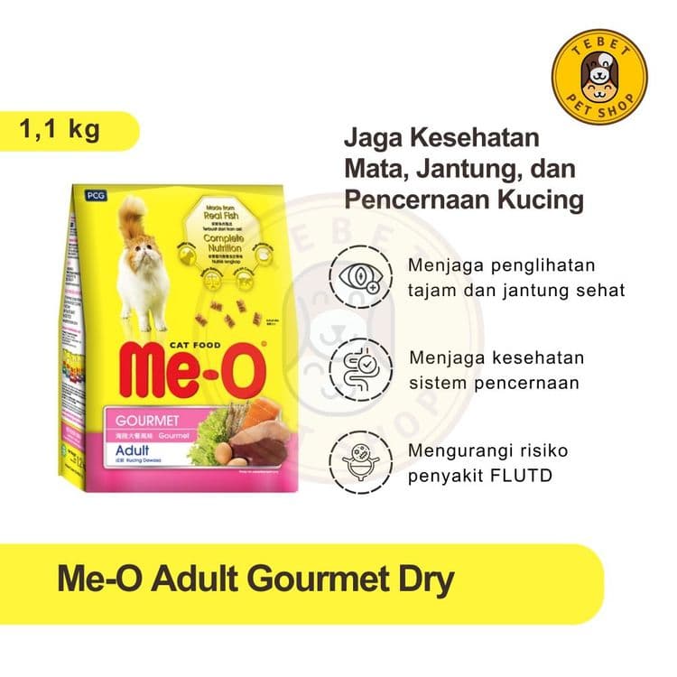 Image of Meo Adult Gourmet 1,2KG Dry Food Makanan Kucing Adult