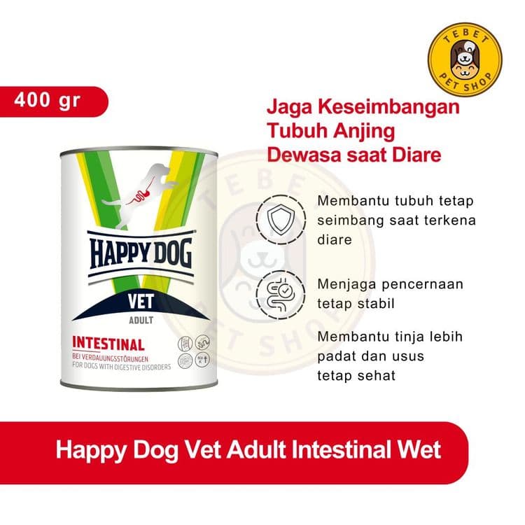 Image of Happy Dog Vet Intestinal 400GR Canned | Wet Food Khusus Anjing Diare