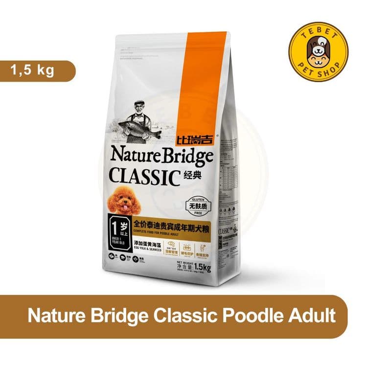 Image of Nature Bridge Poodle 1,5KG - Dry Food untuk Poodle Dewasa dan Poodle Puppy