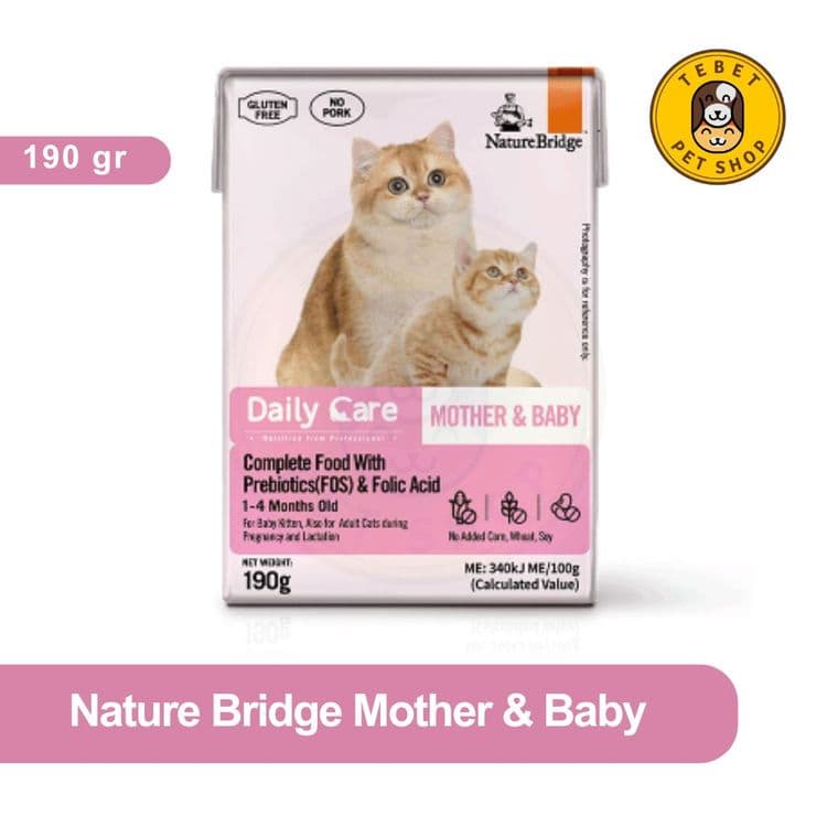 Image of Nature Bridge Mother Baby Cat 190GR Wet Food