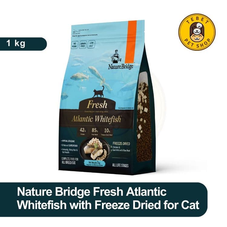 Image of Nature Bridge Atlantic Whitefish All Breed Cat 1,5KG Dry Food