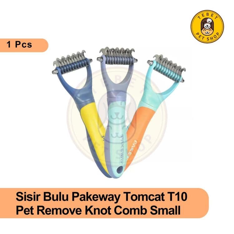 Image of PAKEWAY TOMCAT T10 PET REMOVE KNOT COMB MINI