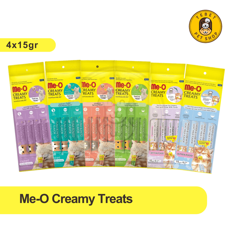 Image of MEO Creamy Treats 4x15GR All Variant