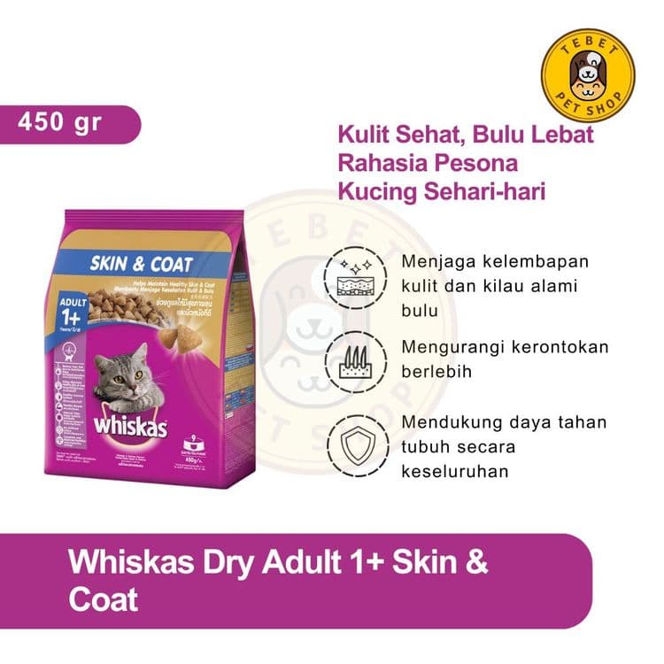 Image of Whiskas Adult Skin and Coat