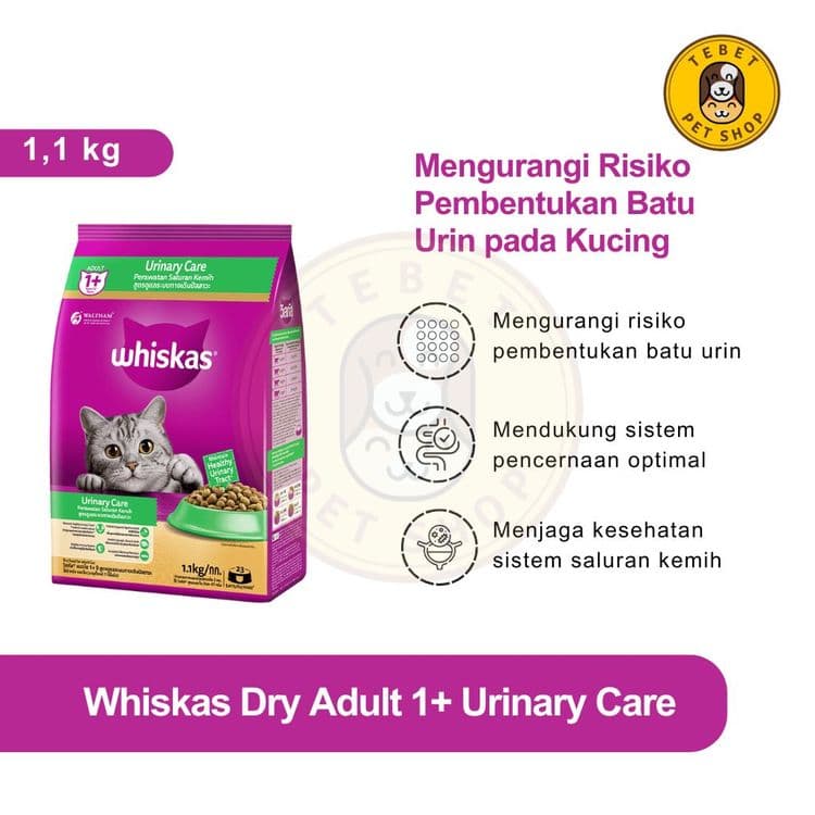 Image of Whiskas Urinary Care for Adult Cat 1.1kg