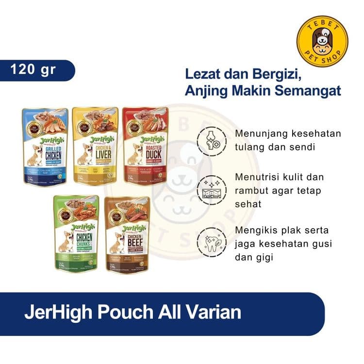 Image of Jerhigh in Gravy Pouch All Variant 120gr