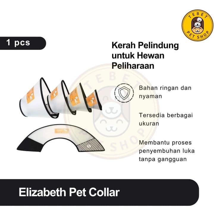 Image of Elizabeth Collar - Corong Pelindung Kucing dan Anjing