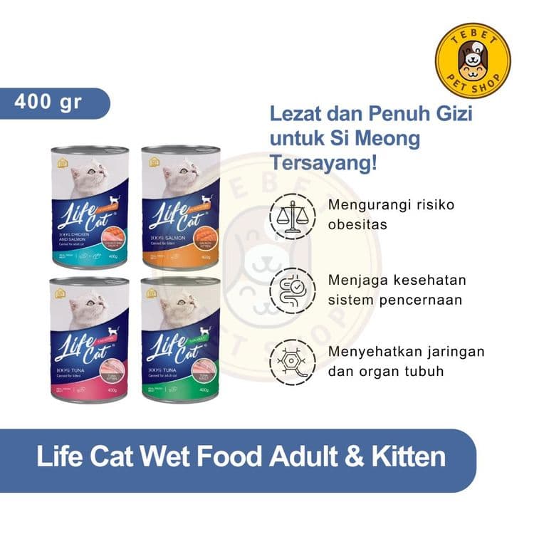 Image of Life Cat Canned 400gr Wet Food