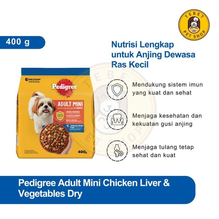 Image of Pedigree Chicken Liver Vegetable Small Breed Adult