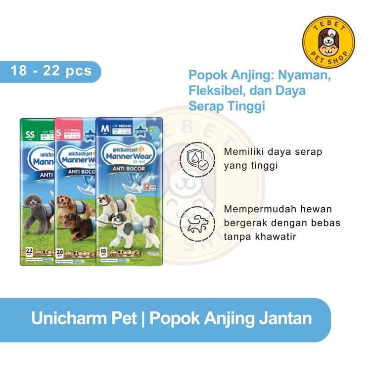 Image of Popok Anjing Jantan - Unicharm Pet Manner Wear