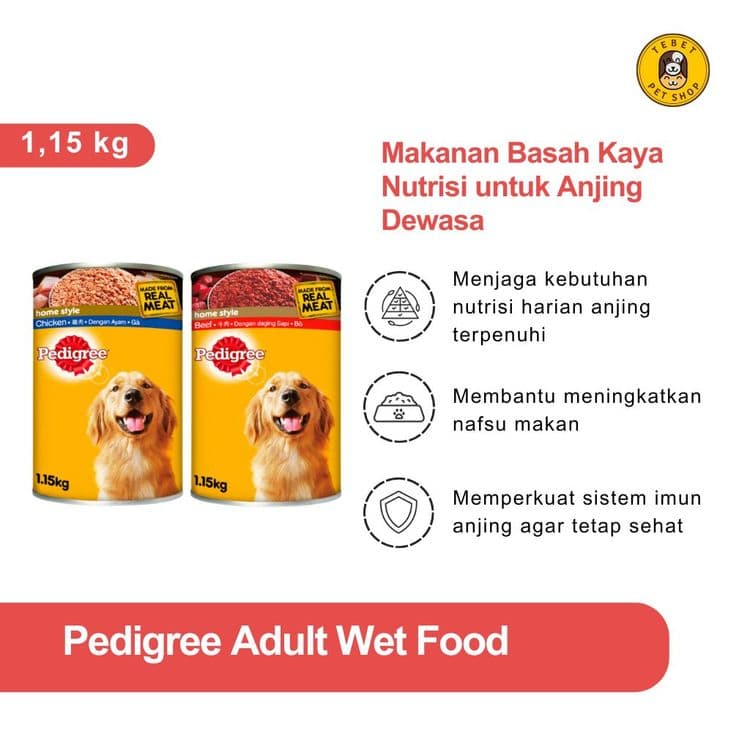 Image of Pedigree Kaleng Adult All Variant 1,15KG