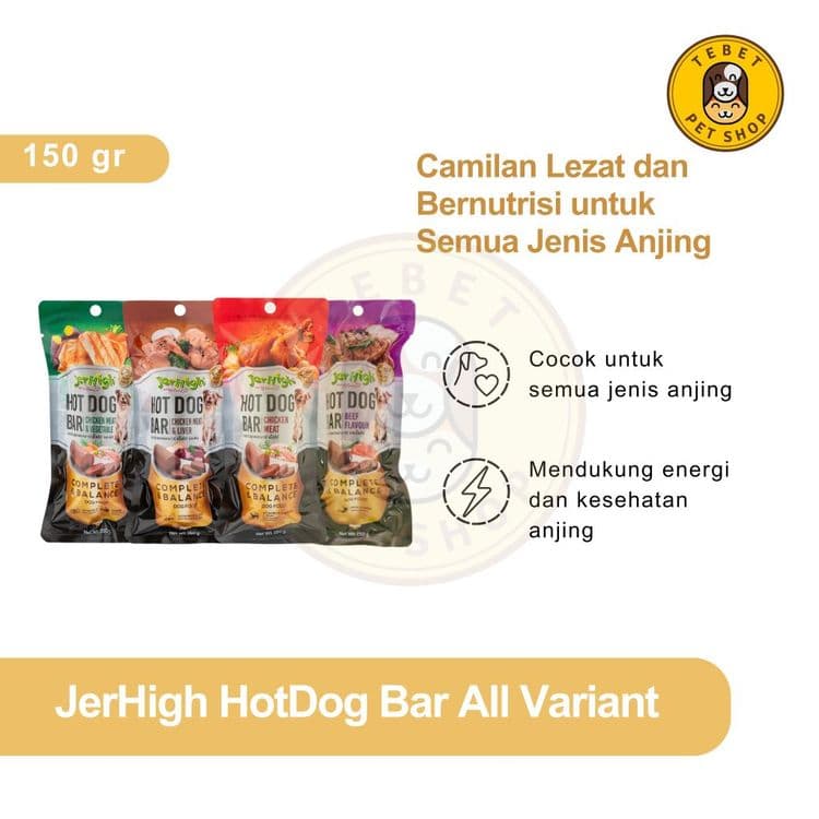 Image of Jerhigh HotDog Bar 150gr All Varian
